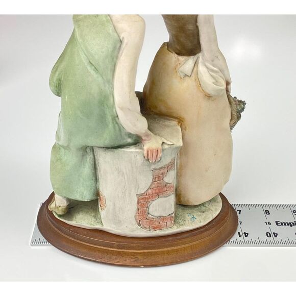 Vintage Giuseppe Armani Courting the Maiden Figurine 10 inch Made in Italy Rare - Picture 5 of 9